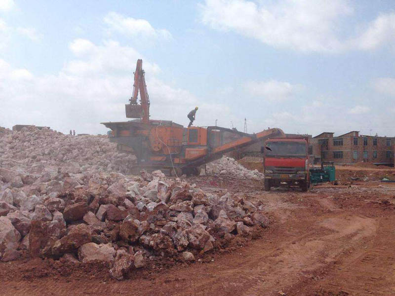 移動建筑垃圾破碎 移動建筑垃圾破碎