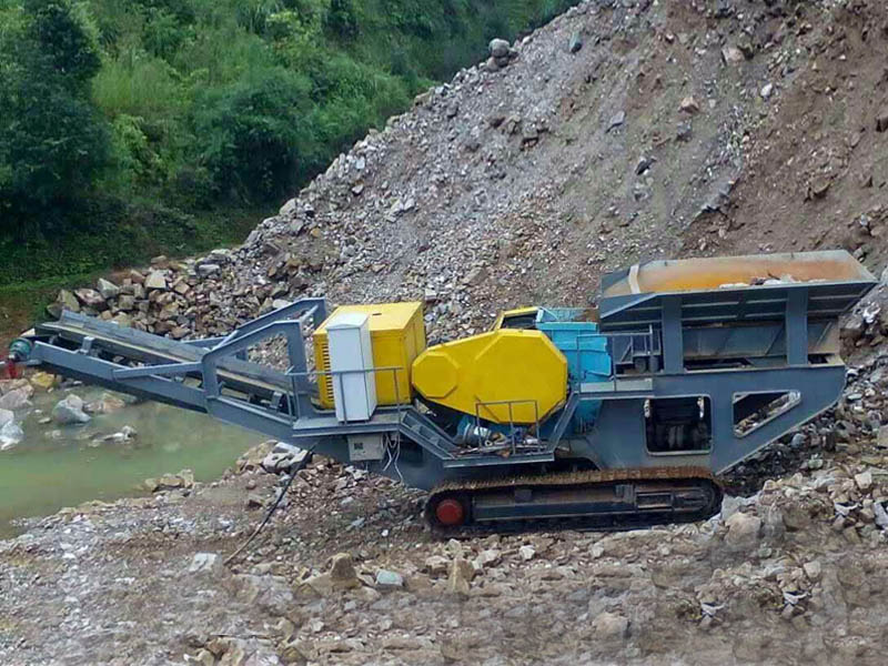 移動石子破碎機